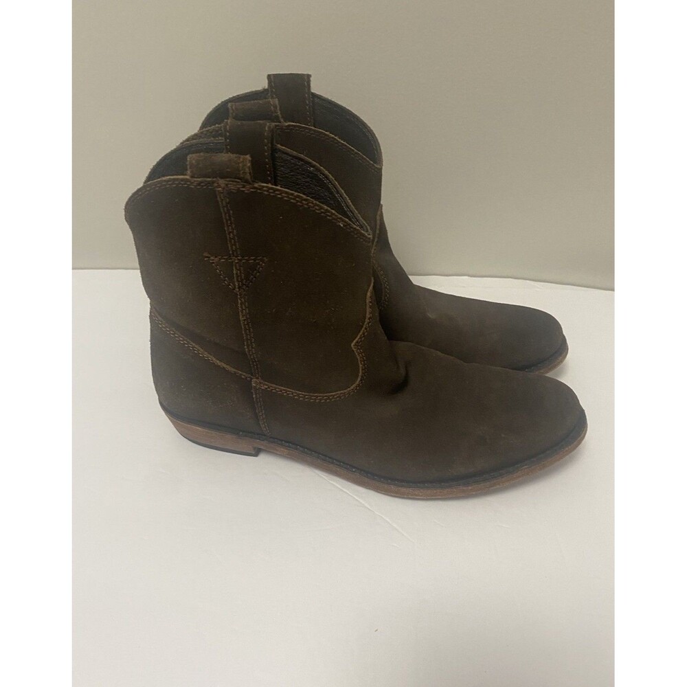 Liberty Black Boots Womens Size 9 Brown Leather Ankle Western Distressed